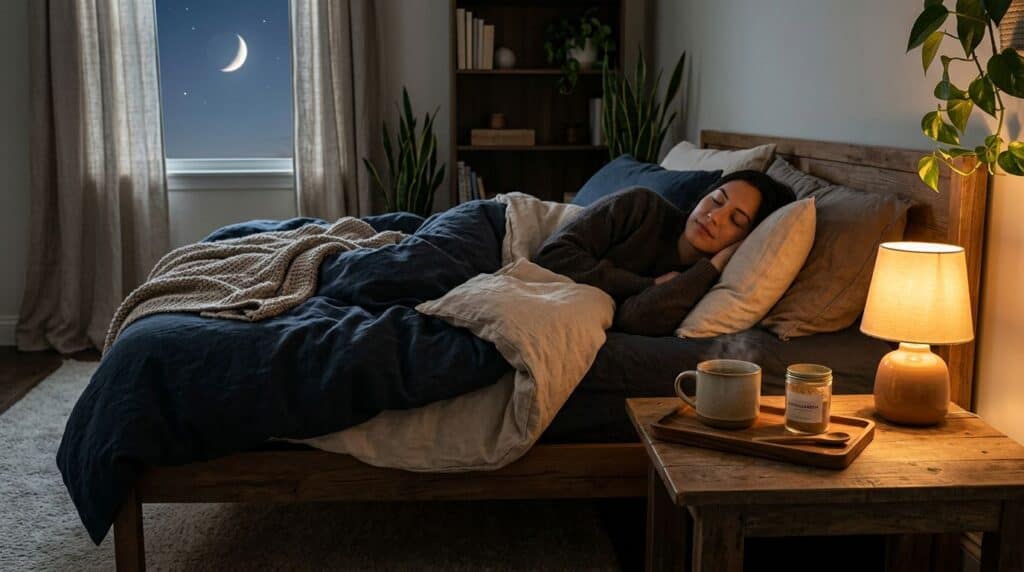 Ashwagandha at Night for Stress-Related Insomnia