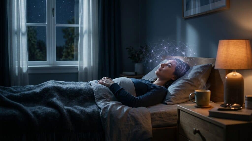 Tired But Wired at Night: Causes and Natural Fixes